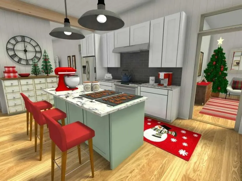 Как украсить кухню к Новому году: идеи декора для маленькой и большой кухни
