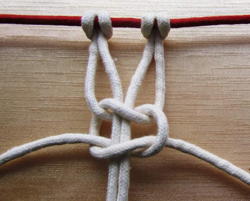 Общие принципы плетения настенного панно в технике макраме